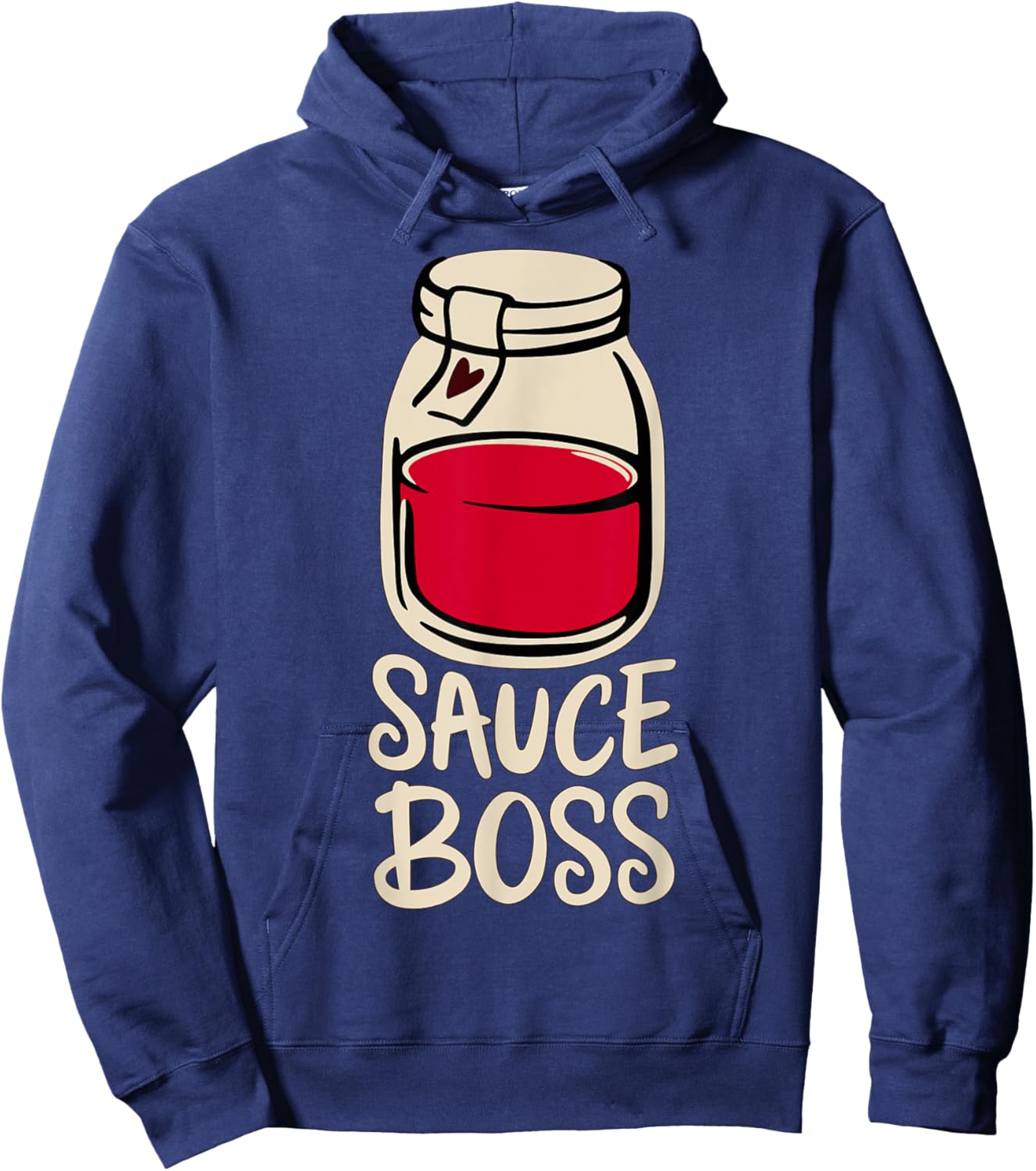 Sauce Boss Tomato Sauce Italian Canning Spaghetti Pizza Hoodie - Hoodie | Navy
