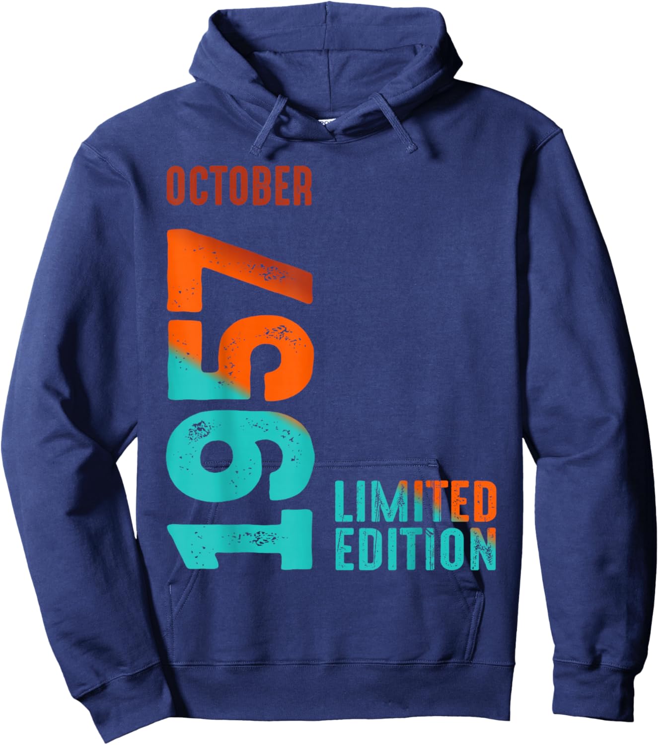 October 1957 Limited Edition Birthday Hoodie - Hoodie | Navy