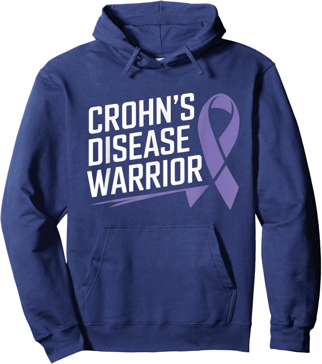 Crohn's Disease Warrior Crohn's Disease Awareness Hoodie - Hoodie | Navy