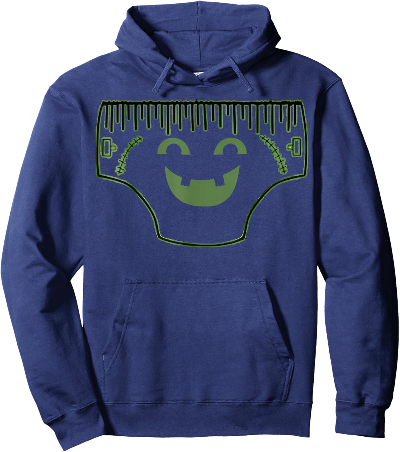 Funny Creepy Pair Of Underwear Face Costume Hoodie - Hoodie | Navy