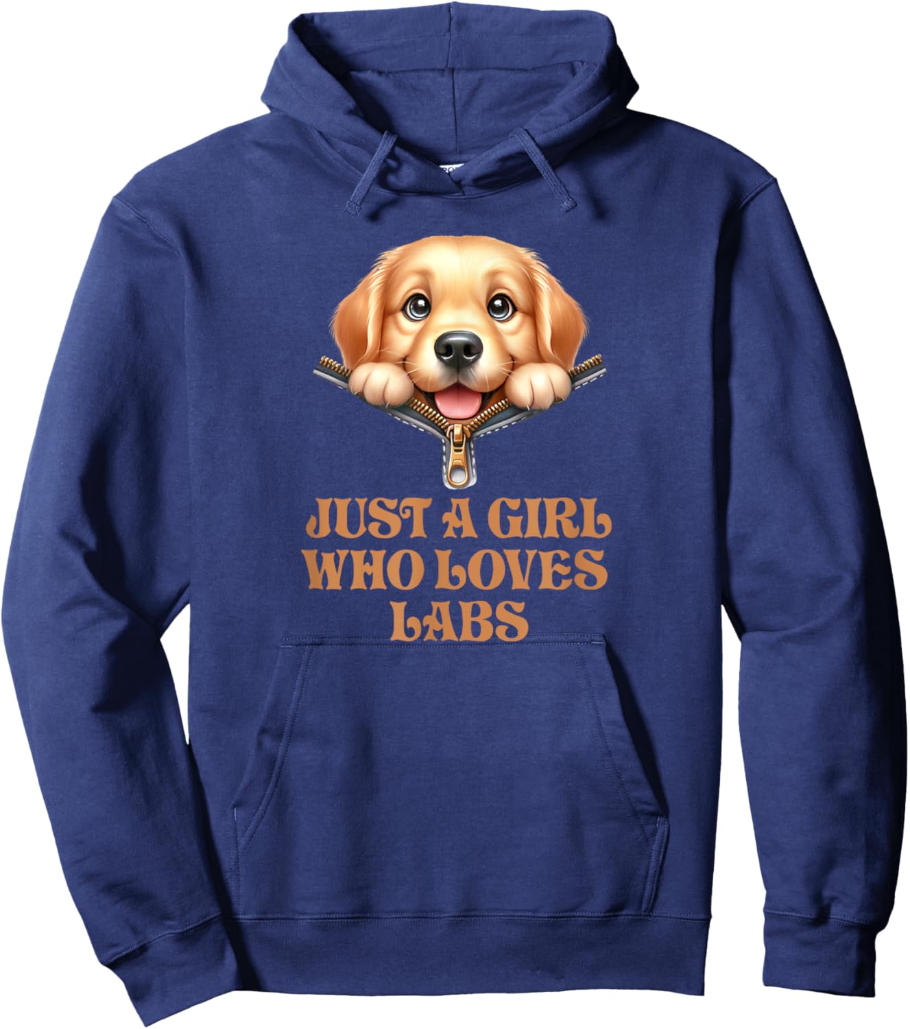 Just A Girl Who Loves Labs Hoodie - Hoodie | Navy