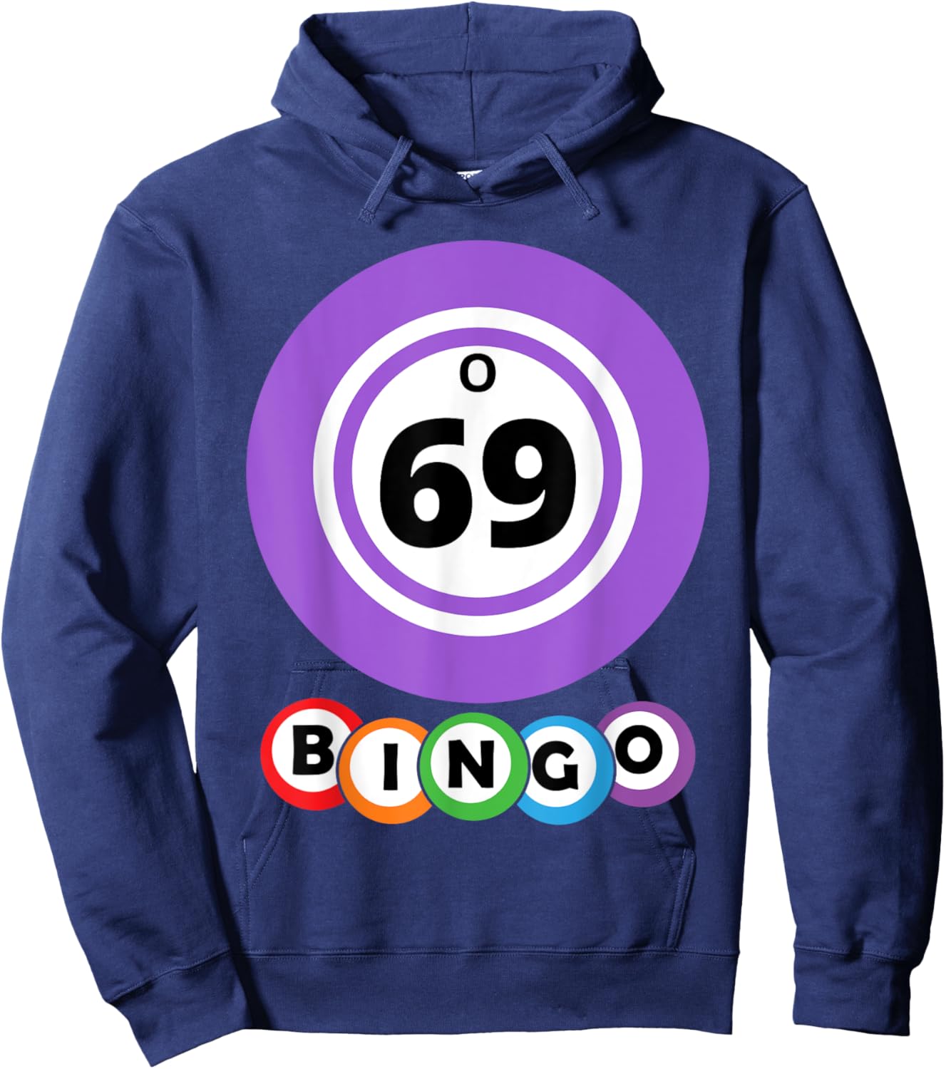 Lucky Bingo O69 Group Bingo Costume Hoodie - Hoodie | Navy