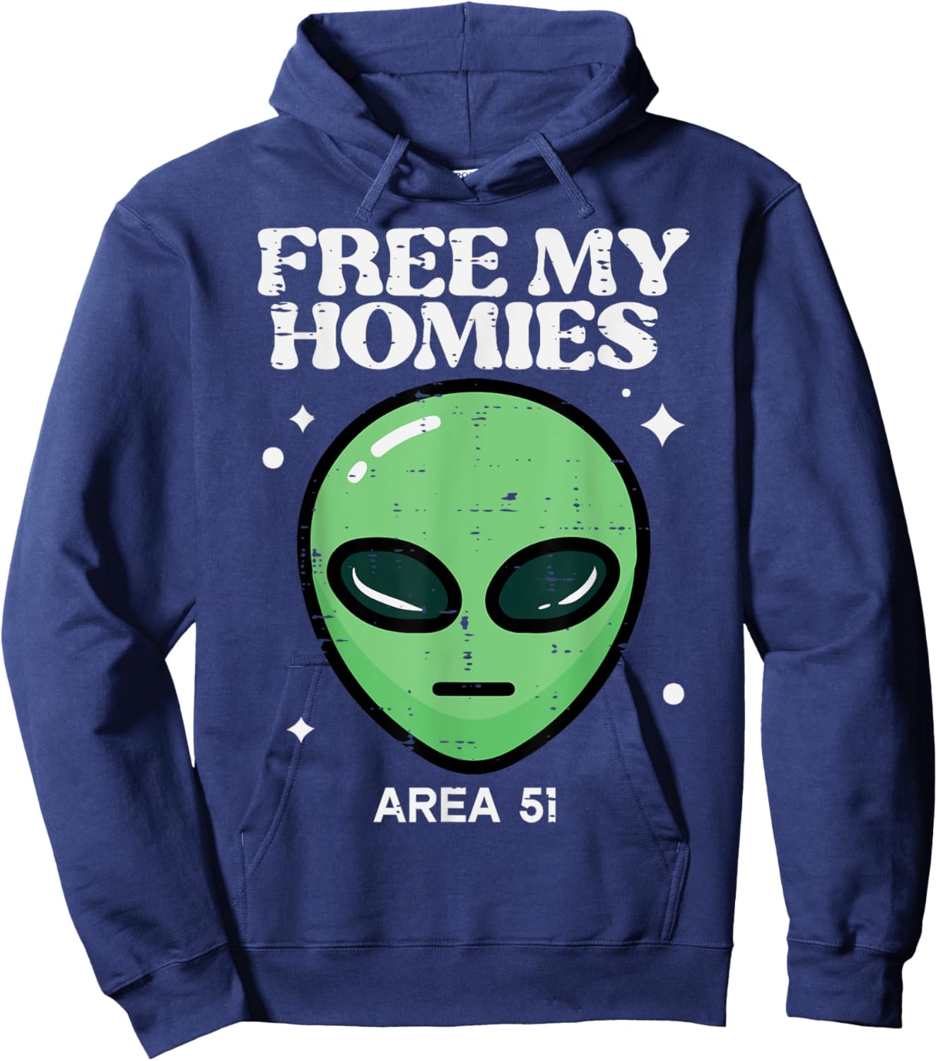 Alien Free My Homies Area 51 Funny UFO Boys Kids Men Women Hoodie - Hoodie | Navy