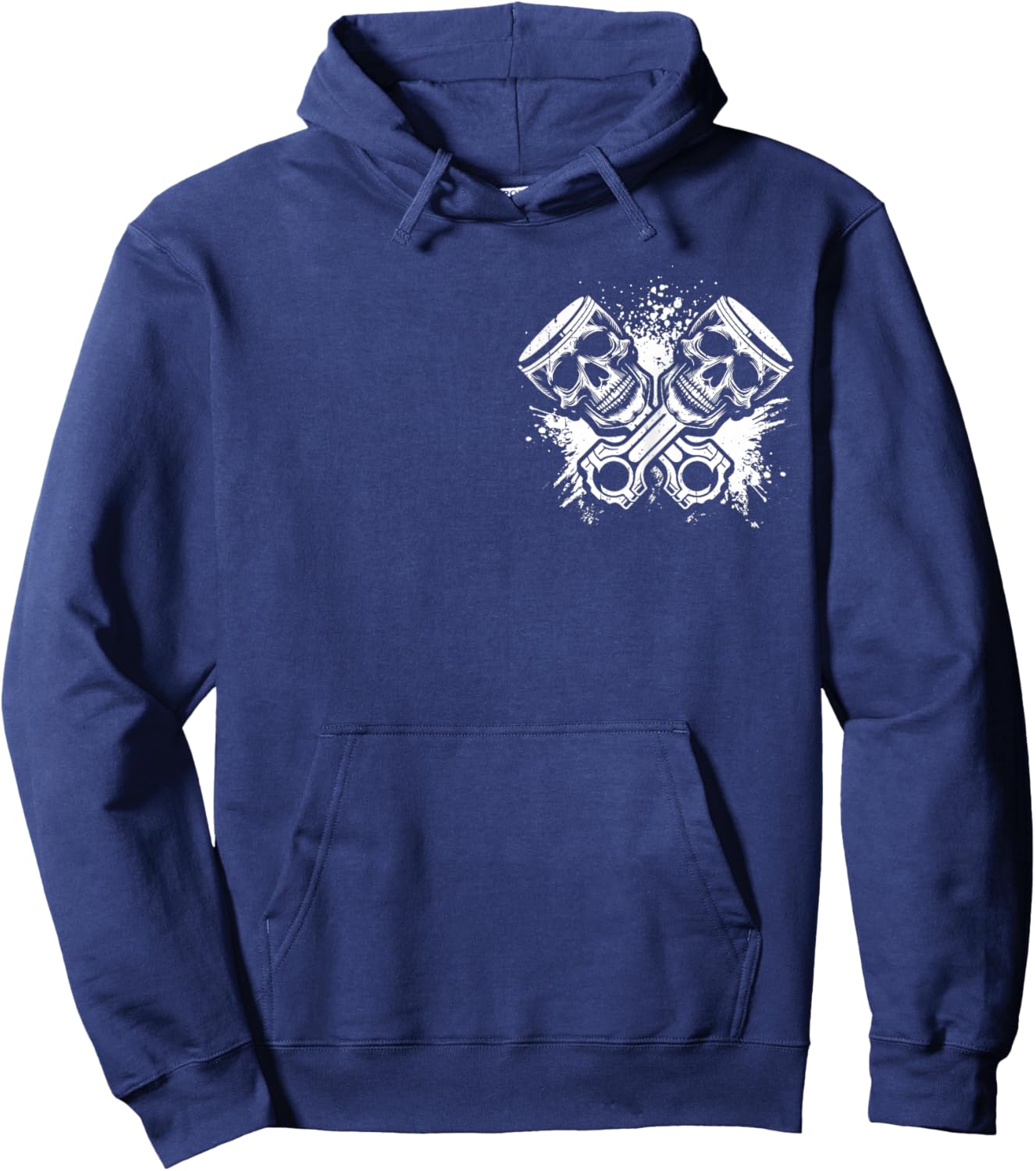 Piston Skulls Hoodie - Hoodie | Navy