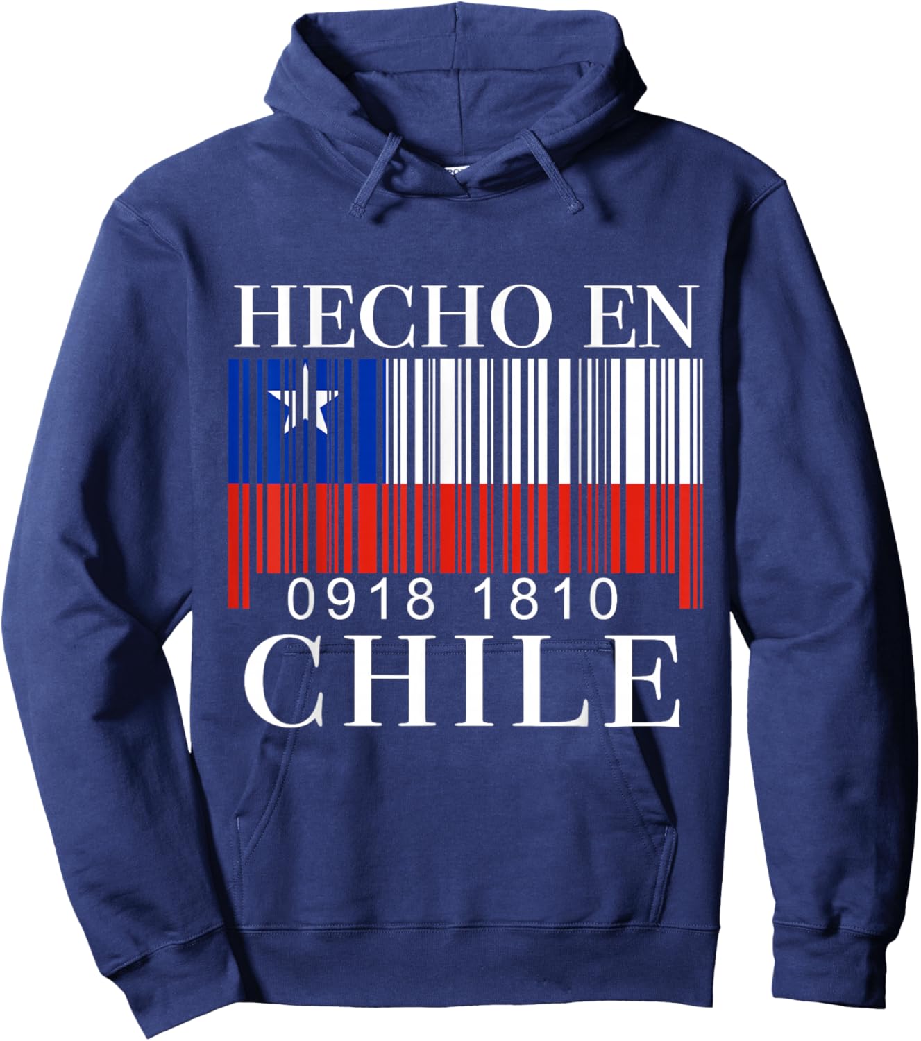Chile Flag Pride Chilean Funny Camiseta Chilena Mujer Hombre Hoodie - Hoodie | Navy