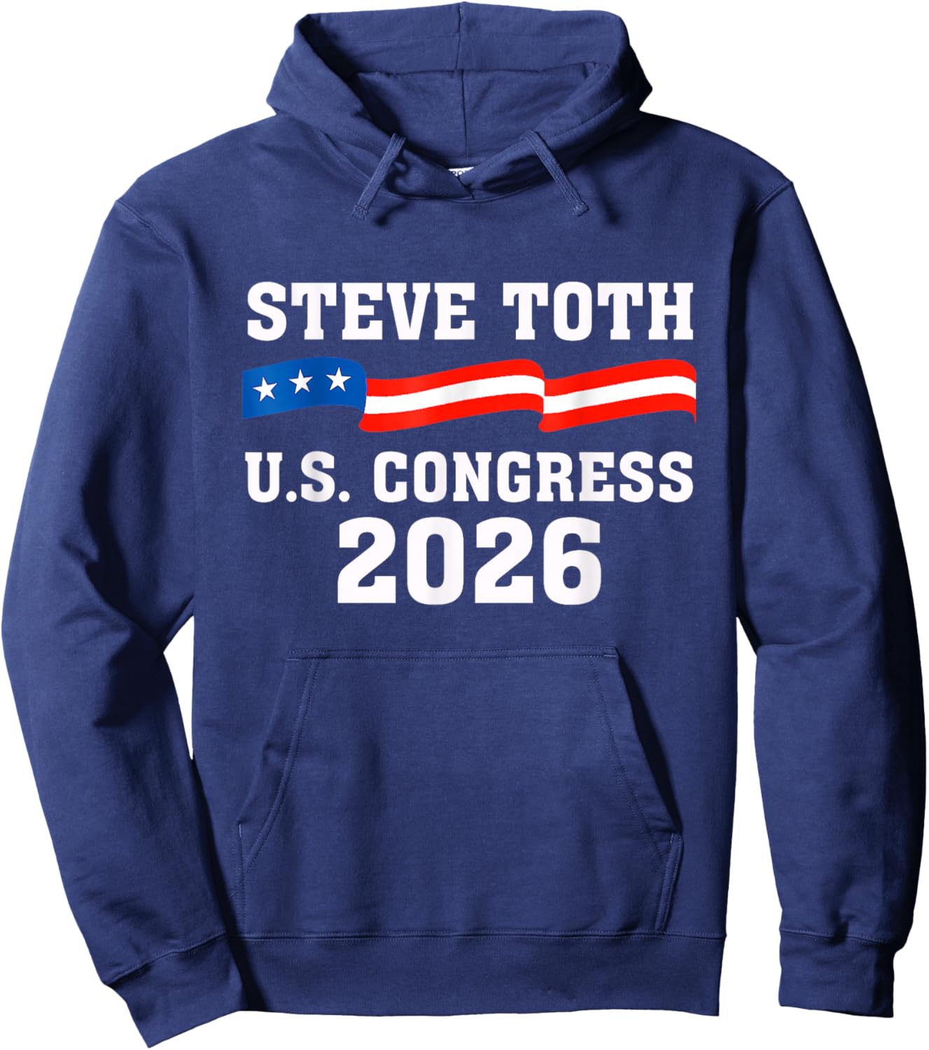 Steve Toth 2026 for Congress Texas TX-02 T-Shirt Hoodie - Hoodie | Navy