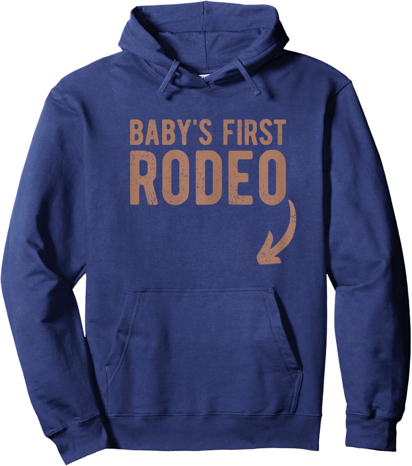 Pregnancy Rodeo Outfit Funny Mom To Be Pregnancy Rodeo Hoodie - Hoodie | Navy