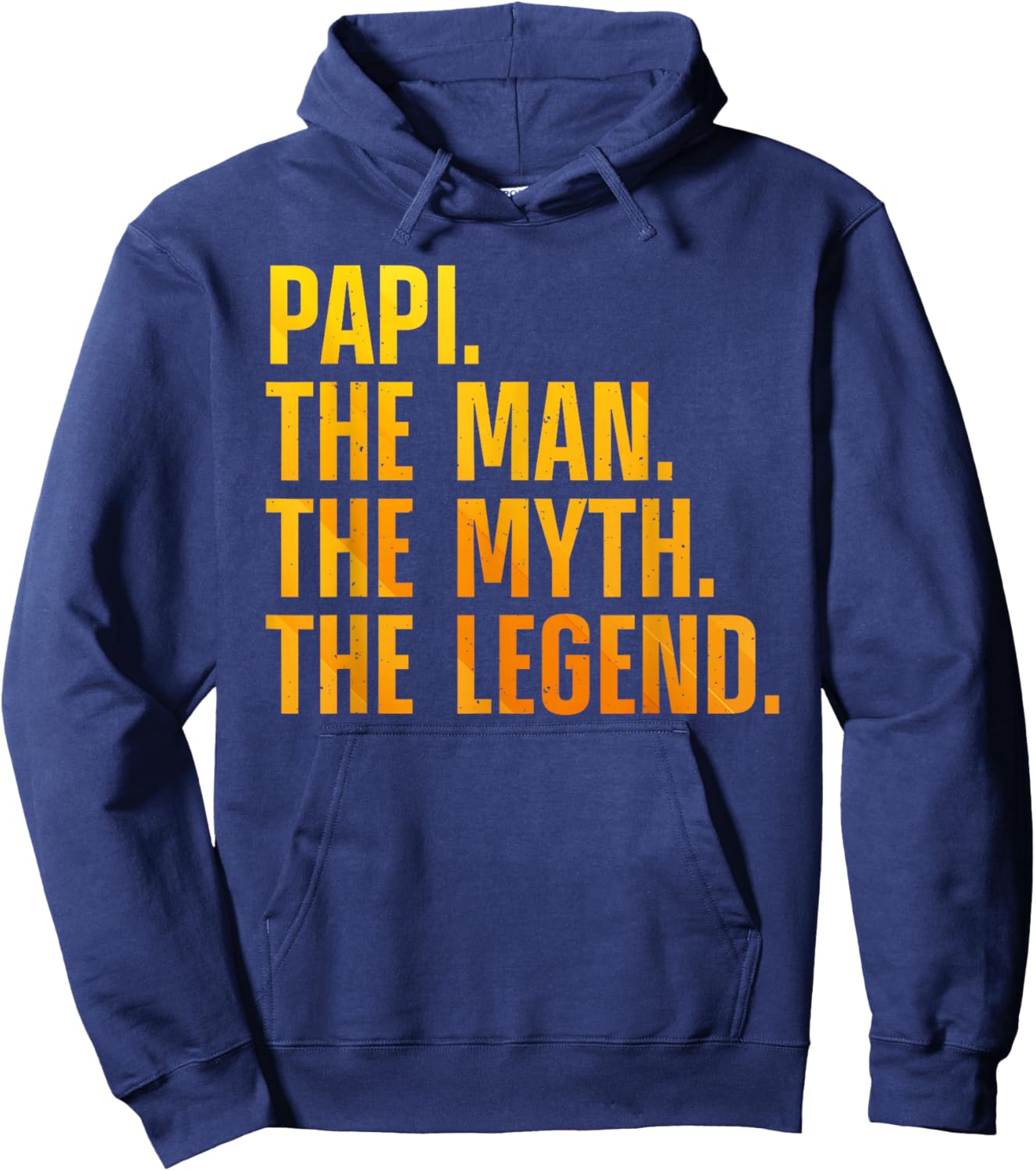 Papi Design For Grandpa Grandfather From Grandkids Papi Hoodie - Hoodie | Navy