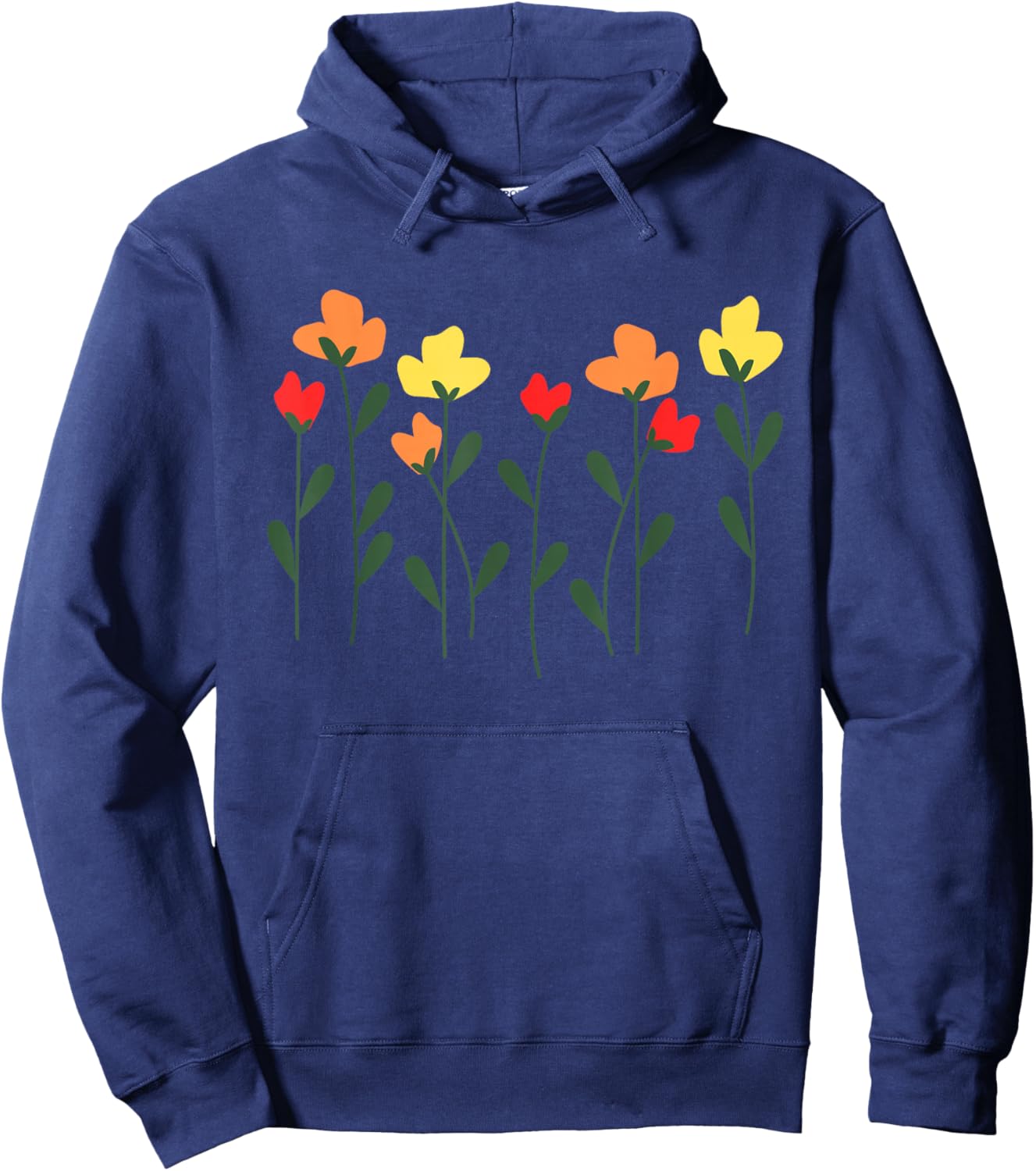 Flower men Cute Flower men Wildflower Hoodie - Hoodie | Navy