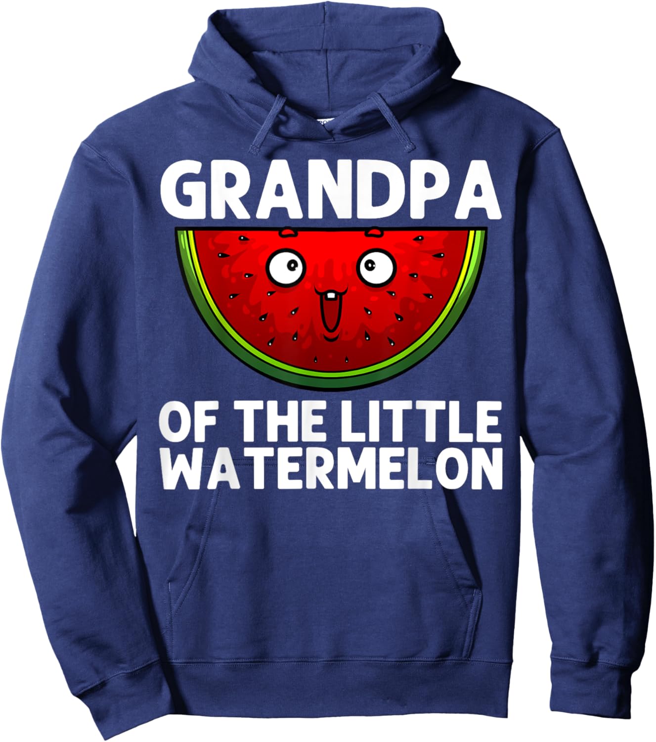 Cool Watermelon For Grandpa Melon Summer Juicy Fruit Lover Hoodie - Hoodie | Navy