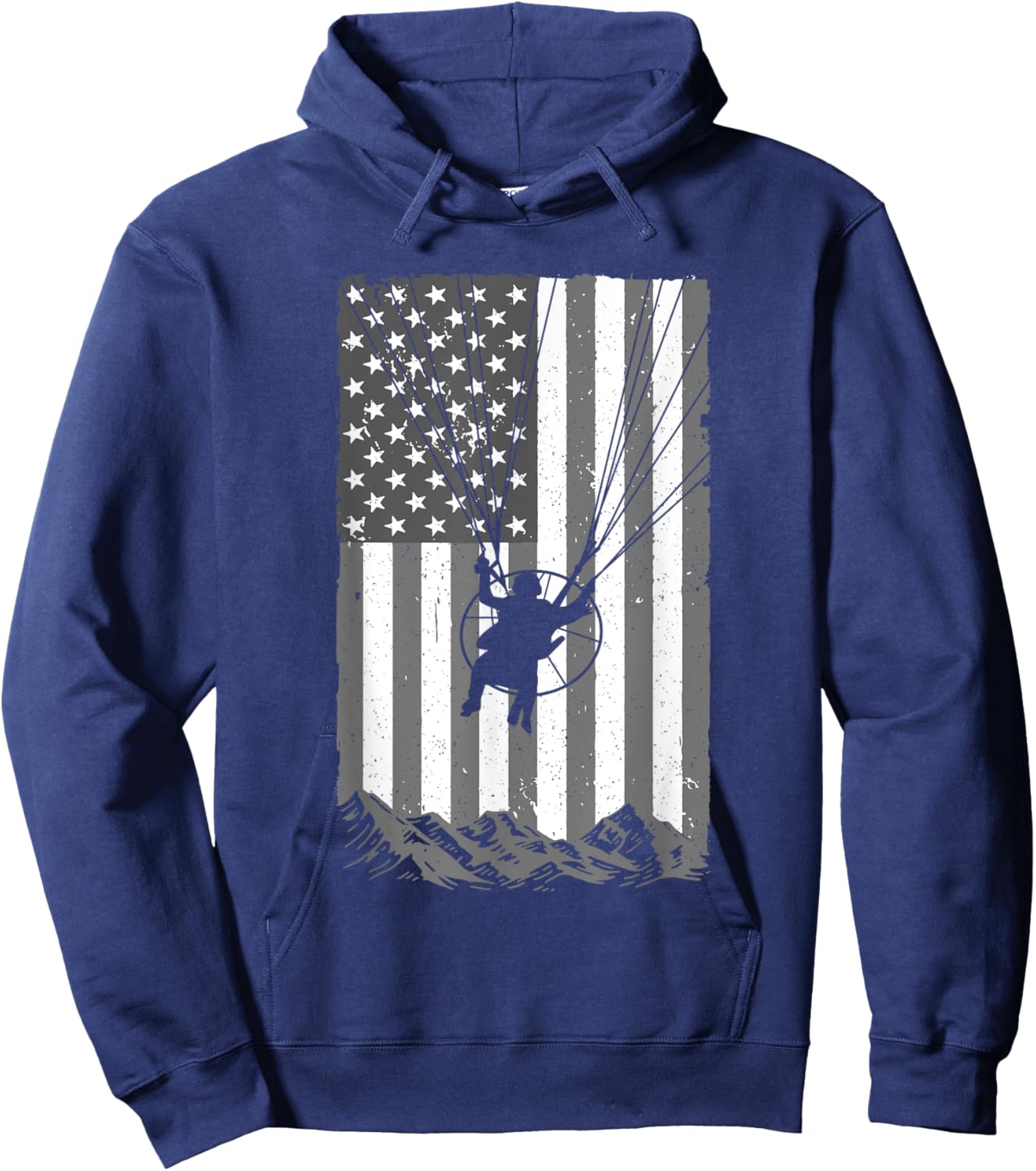 Cool Paramotor Art Women Paragliding Lover Paramotor Hoodie - Hoodie | Navy