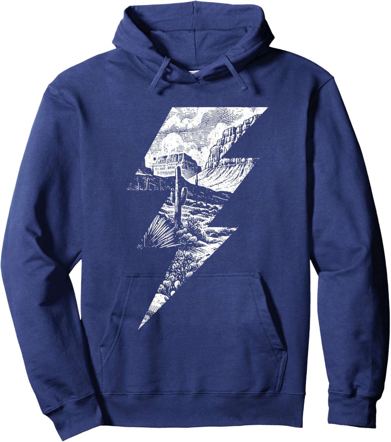 Western Cowgirl Boho Desert Punchy Grunge Rodeo Country Hoodie - Hoodie | Navy