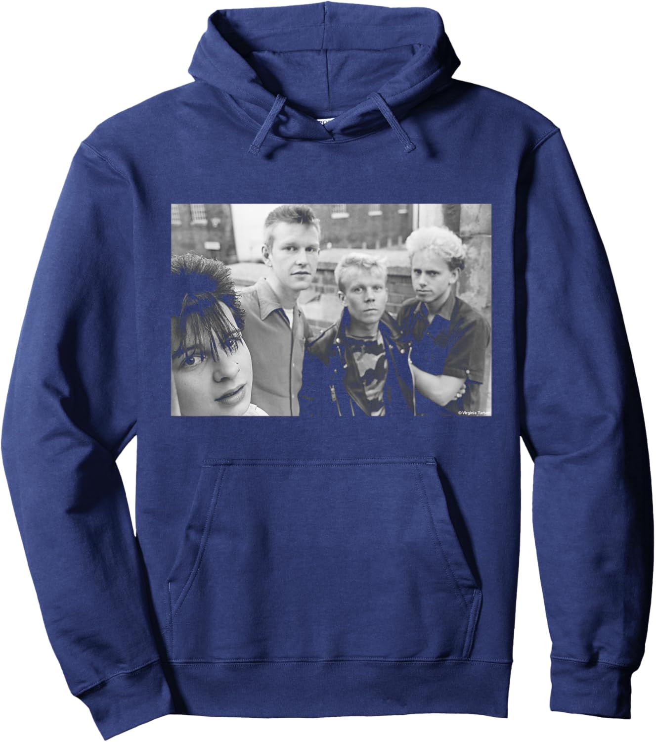 Depeche Mode '81 Photoshoot By Virgina Turbett Hoodie - Hoodie | Navy