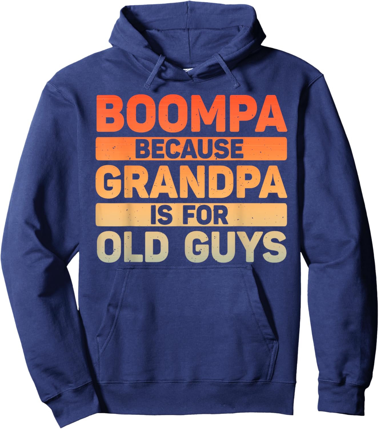 Boompa Design For Grandpa From Grandkids Father's Day Boompa Hoodie - Hoodie | Navy