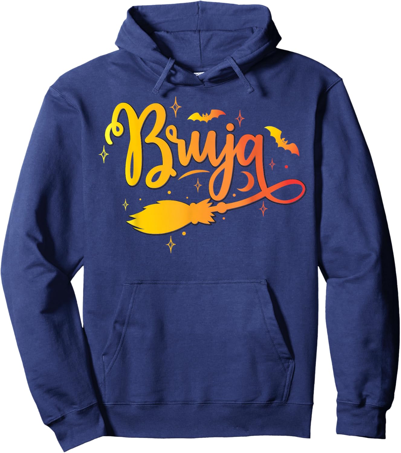 Bruja Halloween Witch Bat Costume Witches Women Brujas Hoodie - Hoodie | Navy