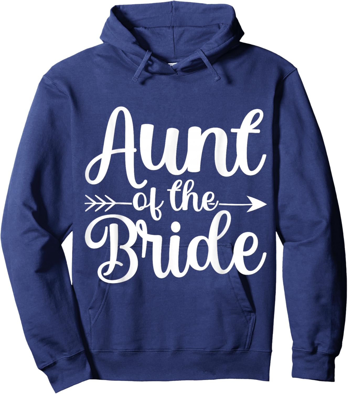 Aunt Of The Bride Wedding Celebration Hoodie - Hoodie | Navy