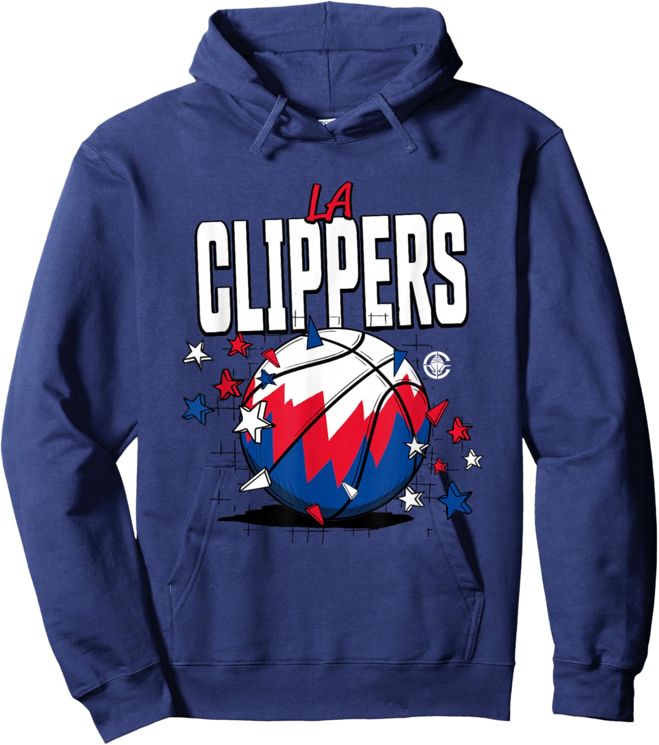 NBA Los Angeles Clippers Doodle Basketball Stars Hoodie - Hoodie | Navy
