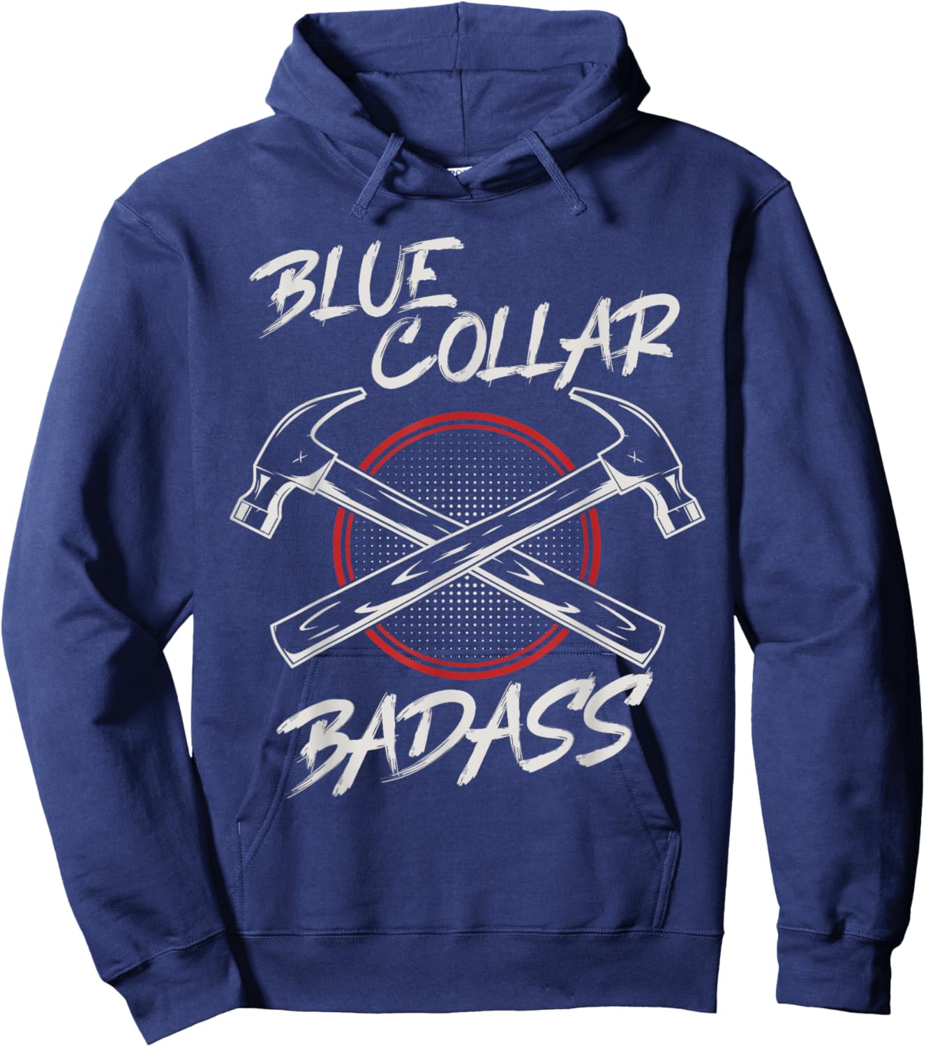 Blue Collar Badass Blue Collar Worker Hoodie - Hoodie | Navy