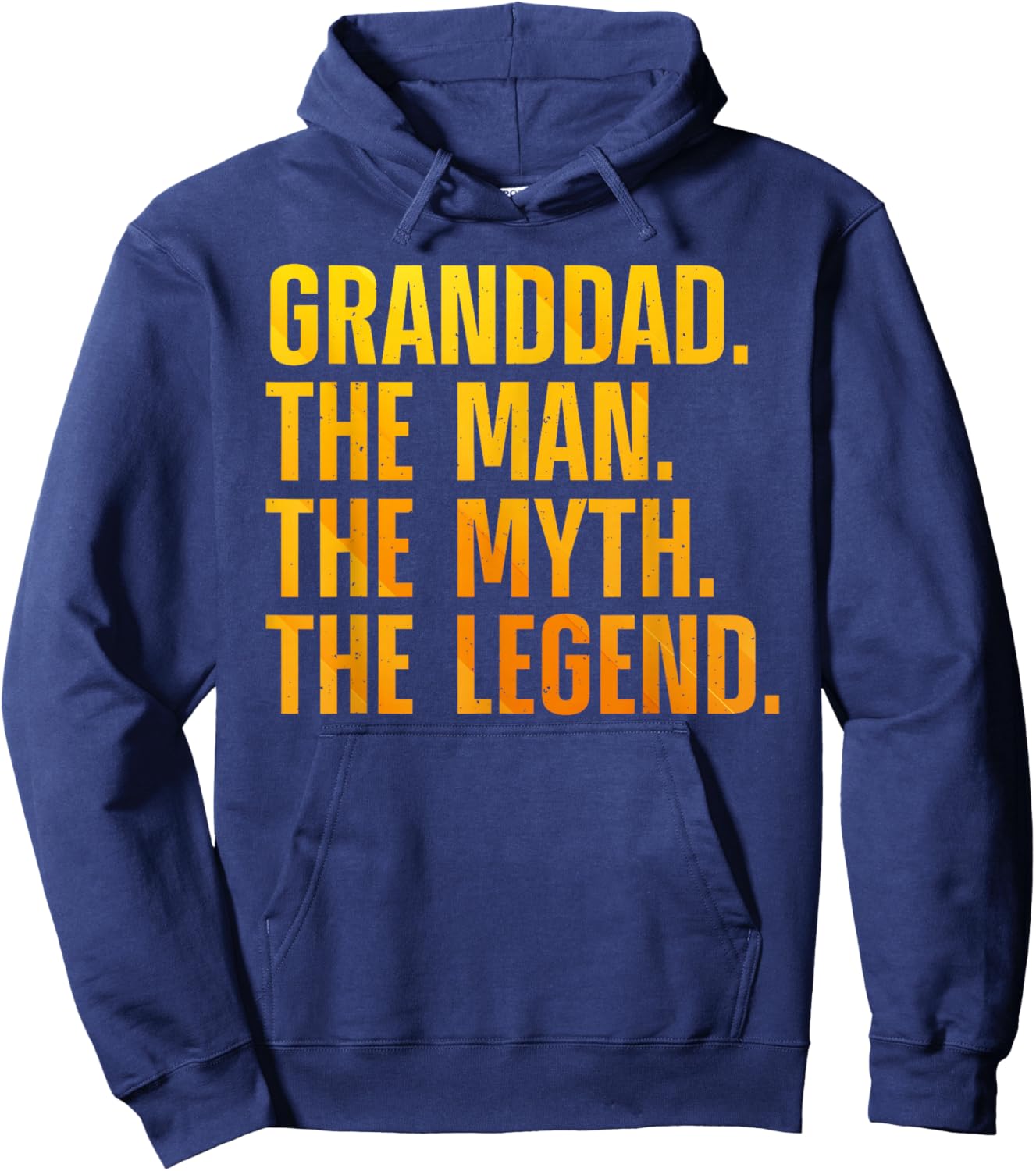 Granddad Art For Grandpa Grandfather From Grandkids Granddad Hoodie - Hoodie | Navy