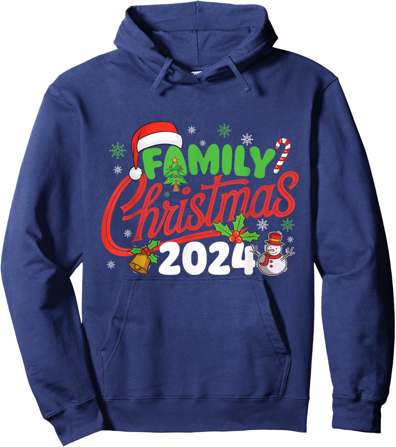 Family Christmas 2024 - Xmas Christmas Squad Hoodie - Hoodie | Navy