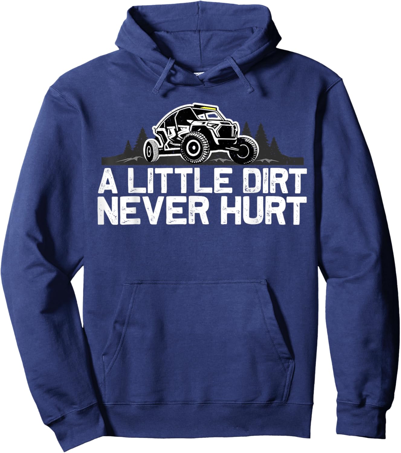 Funny SxS Design Women Offroading UTV Side By Side Hoodie - Hoodie | Navy