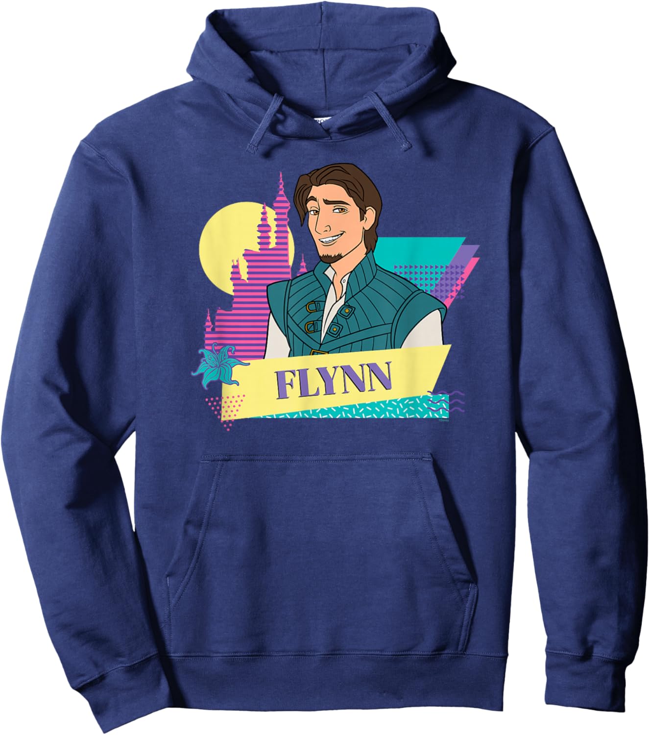 Disney Tangled Retro Couples Matching Flynn Rider Hoodie - Hoodie | Navy