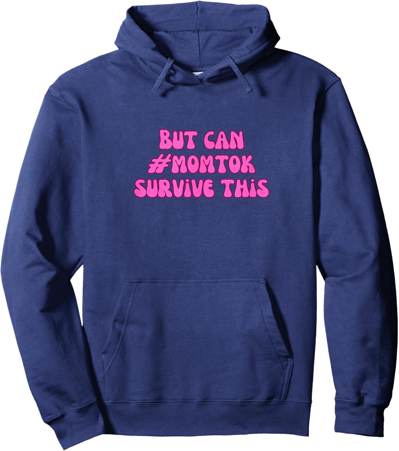 SLOMW can momtok survive this Hoodie - Hoodie | Navy