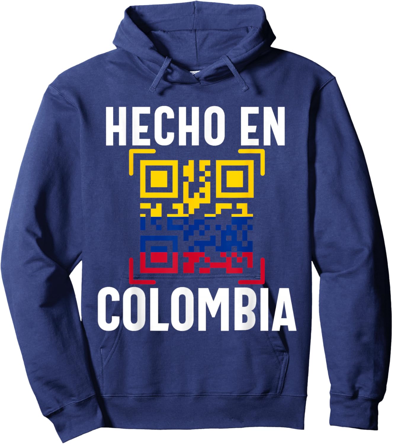 Colombian Flag Bandera Pride Colombiana Camiseta Men Women Hoodie - Hoodie | Navy