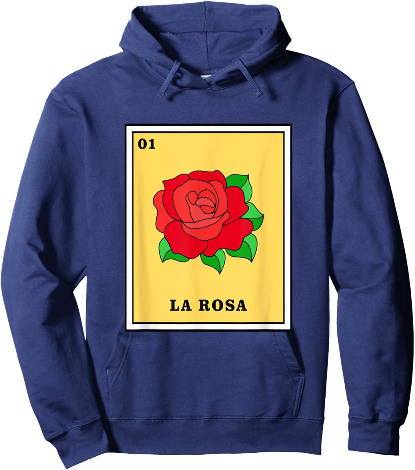 Mexican Lottery Game La Rosa Hoodie - Hoodie | Navy
