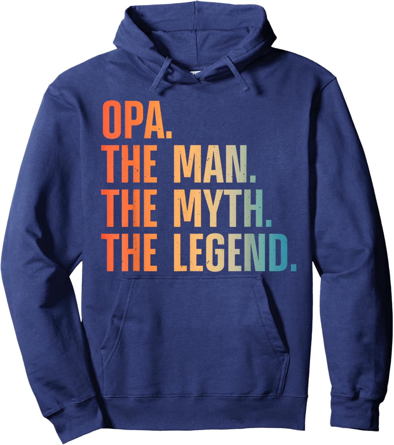 Funny Opa Design For Grandpa Grandfather From Grandkids Opa Hoodie - Hoodie | Navy