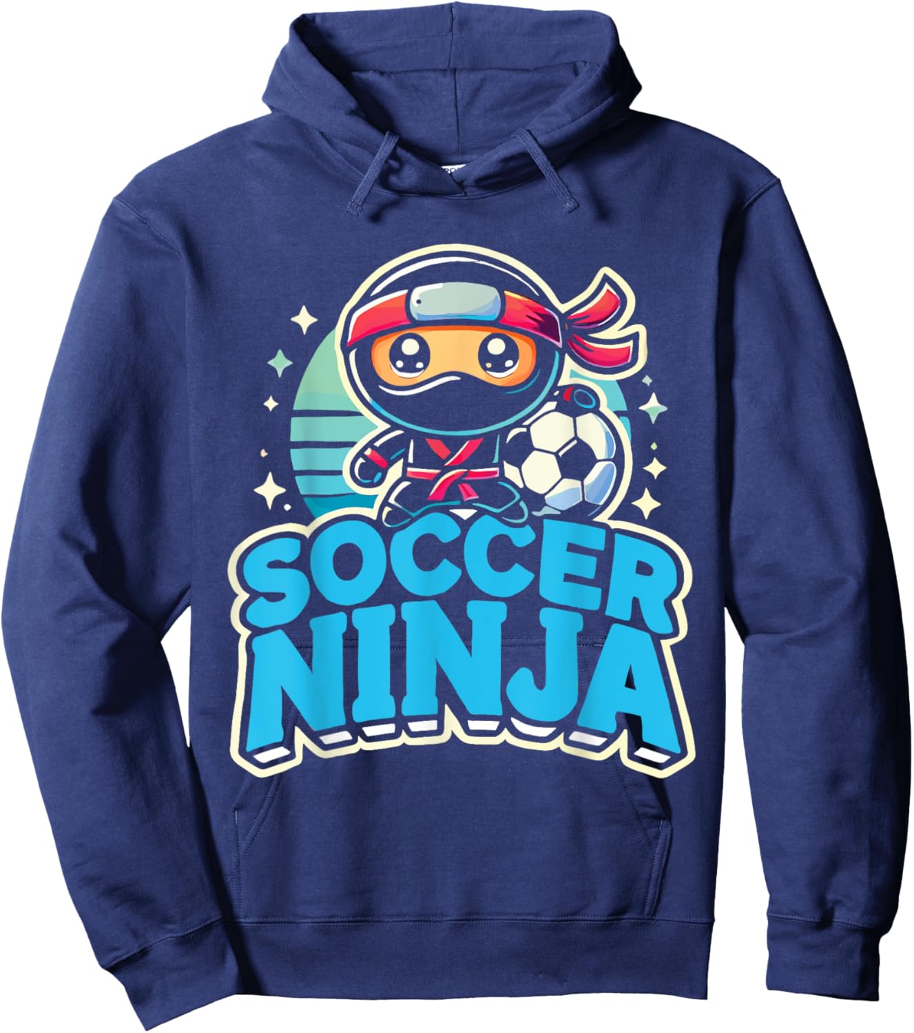 Soccer Ninja Soccer Toddler Hoodie - Hoodie | Navy
