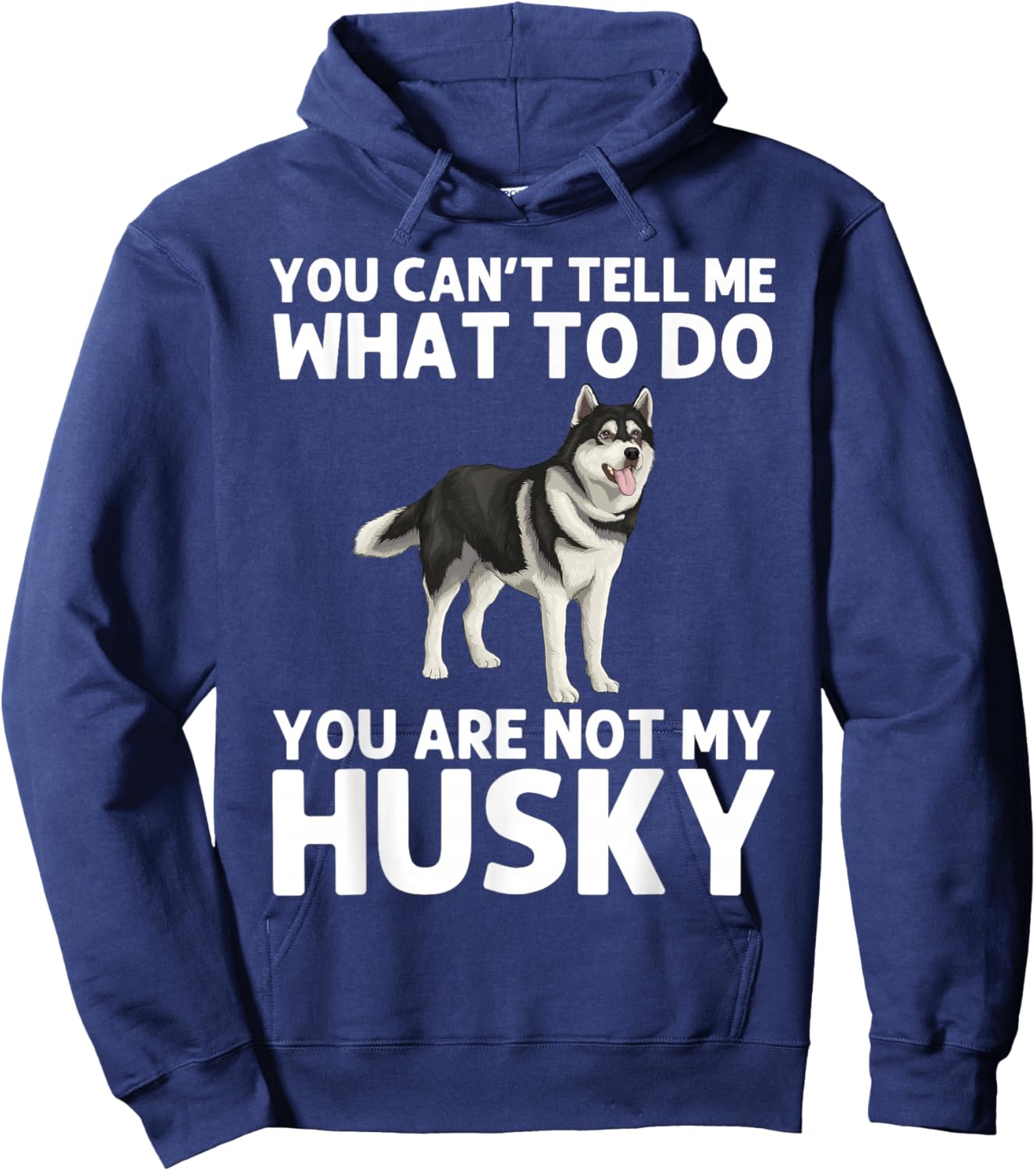 Cool Husky Gift Husky Lover Accessories & Stuff -Adult Siberian Husky Dog Husky Lover Hoodie - Hoodie | Navy