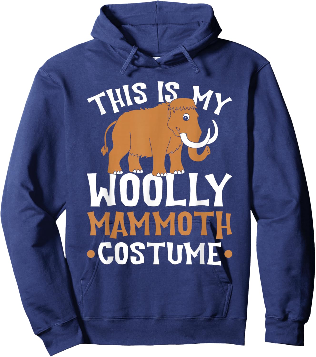 Woolly Mammoth Costume Hoodie - Hoodie | Navy
