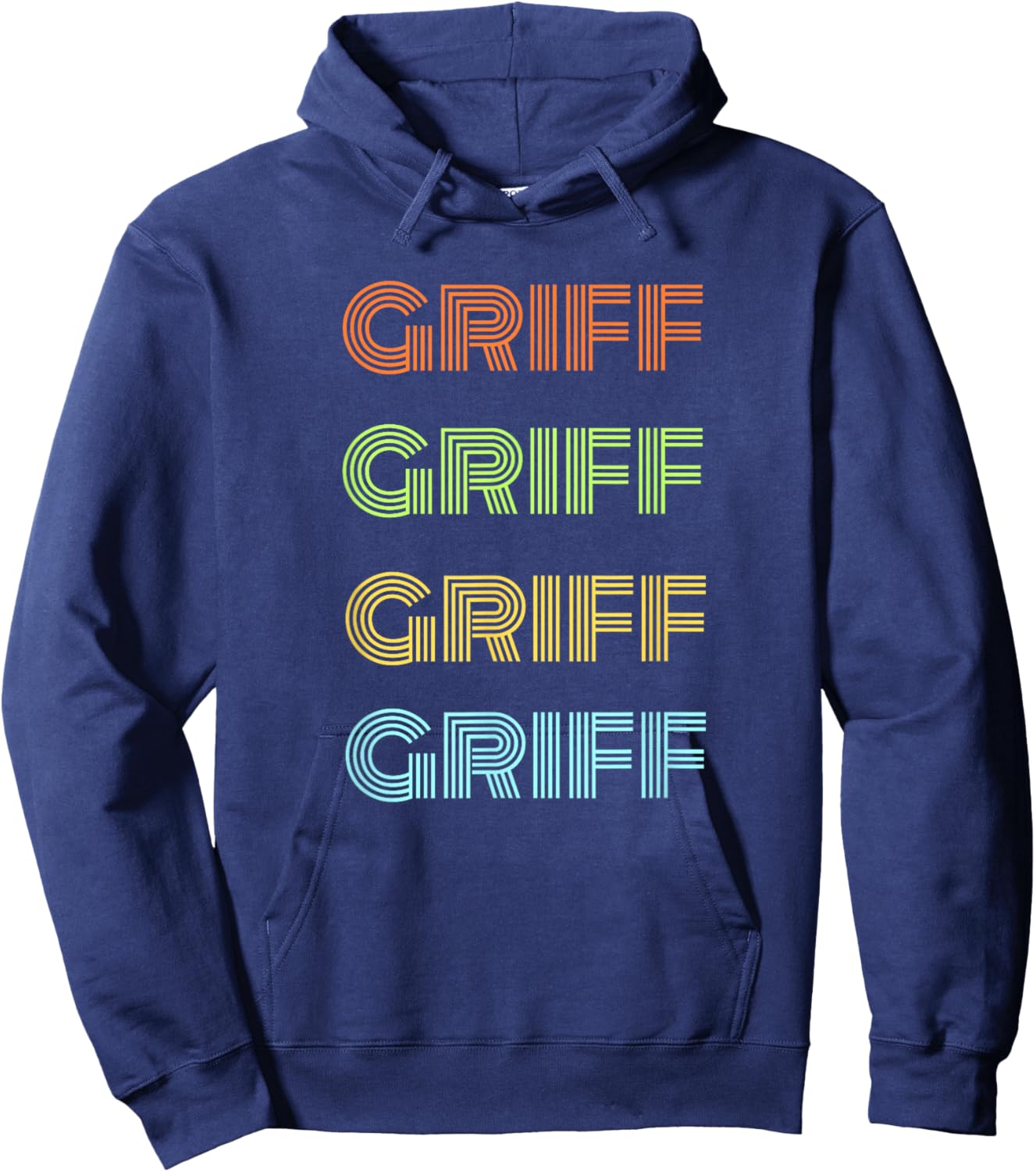 Best Name Ever Best Griff Ever -Kids Black Small Modern Wedding Classic All Occasions Cotton Blend Machine Wash Hoodie - Hoodie | Navy