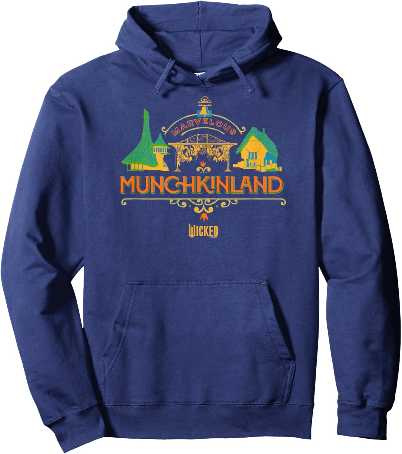 Wicked Marvelous Munchkinland Hoodie - Hoodie | Navy