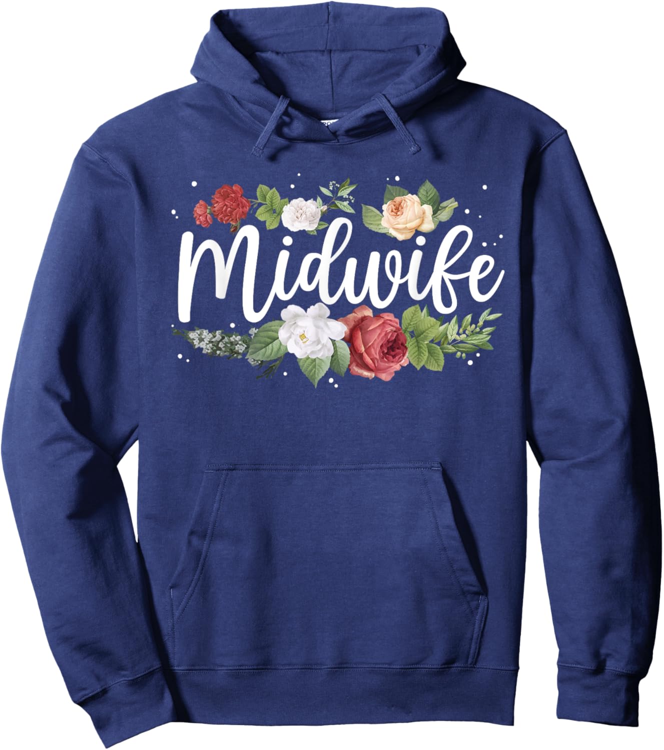 Cool Midwife Design Girls Midwifery Birth Midwife Hoodie - Hoodie | Navy