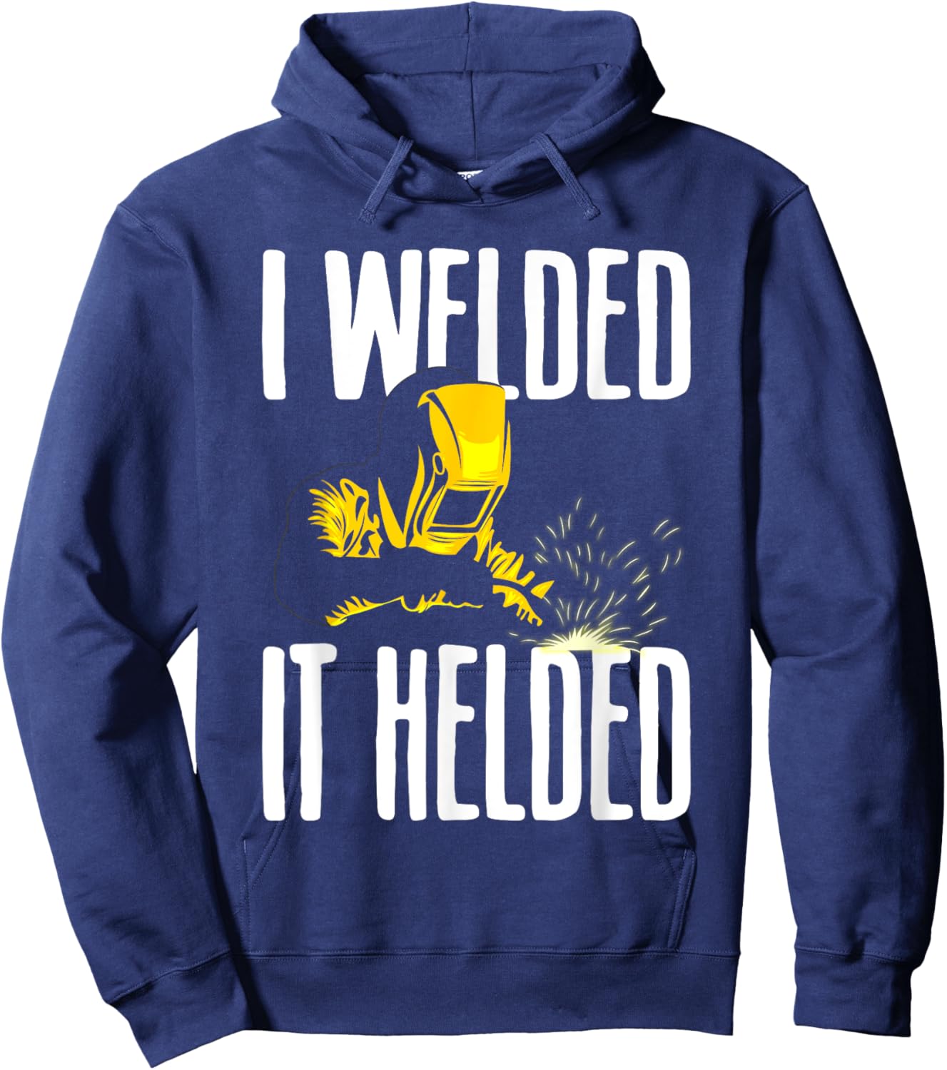 Unique Welding Art Women TIG & MIG Welder Welding Hoodie - Hoodie | Navy