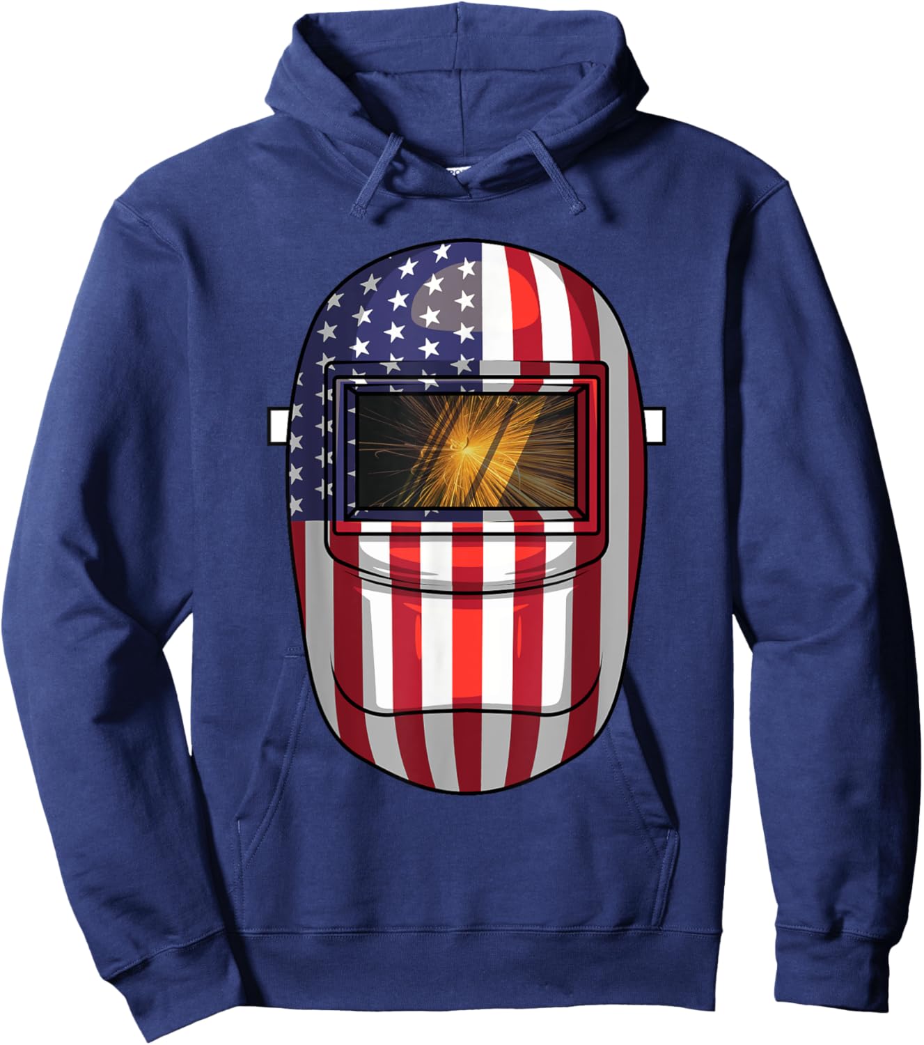 Unique Welding Novelty Women Metal Welder Welding Hoodie - Hoodie | Navy
