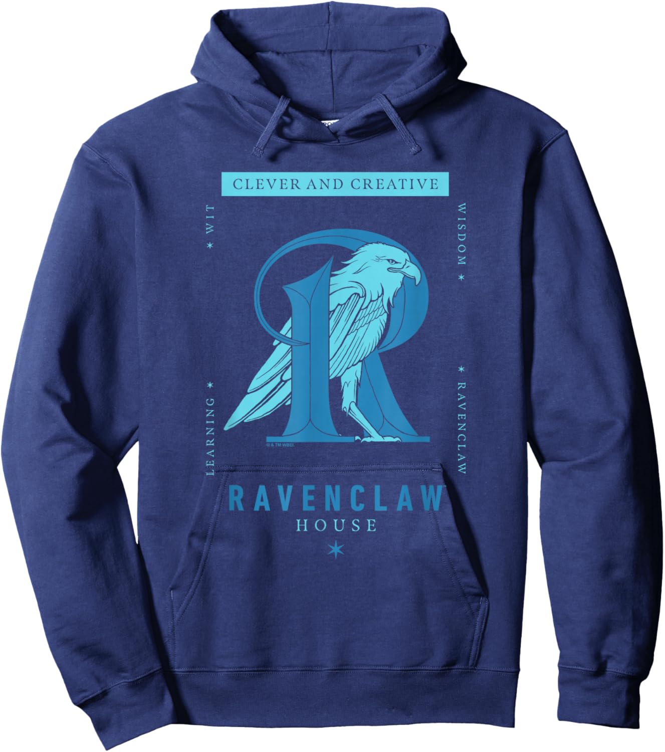 Harry Potter Ravenclaw Clever and Creative Hoodie - Hoodie | Navy