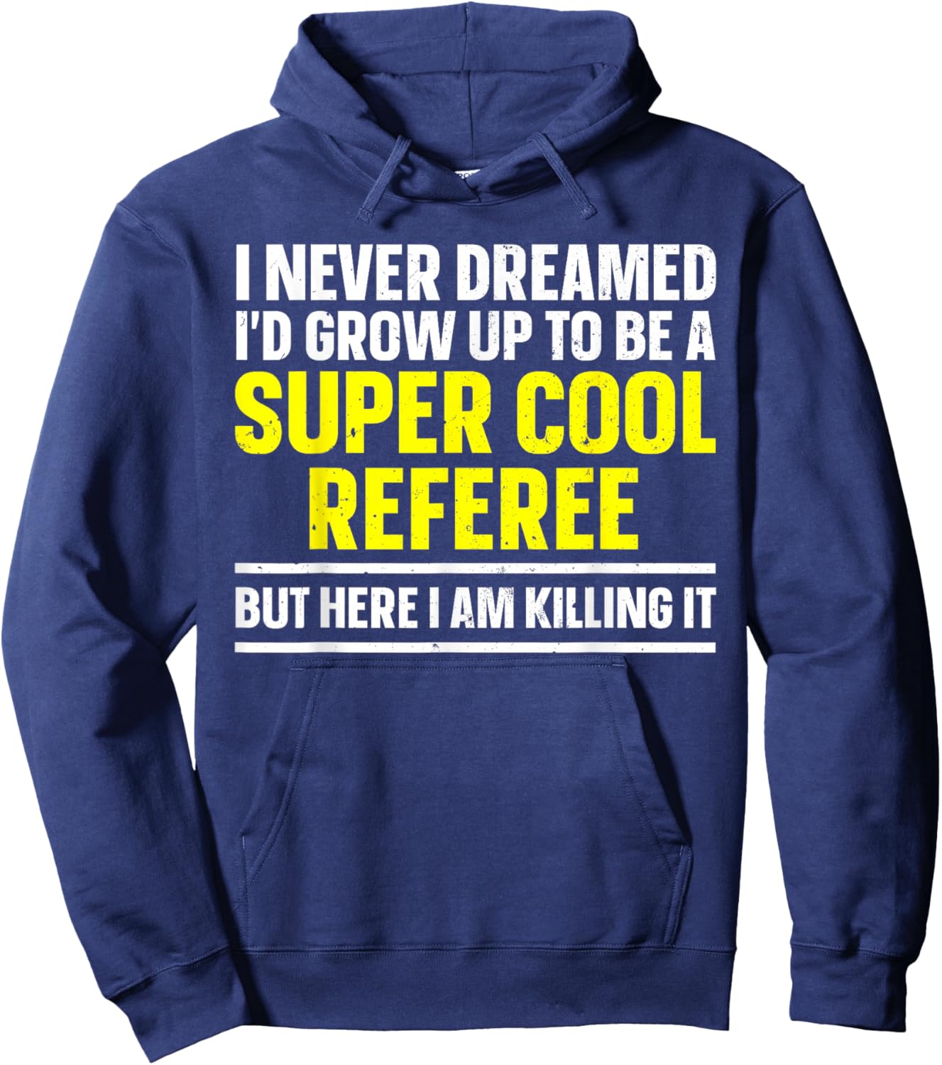Cool Referee Design Women Reffing Sports Ref Referee Hoodie - Hoodie | Navy