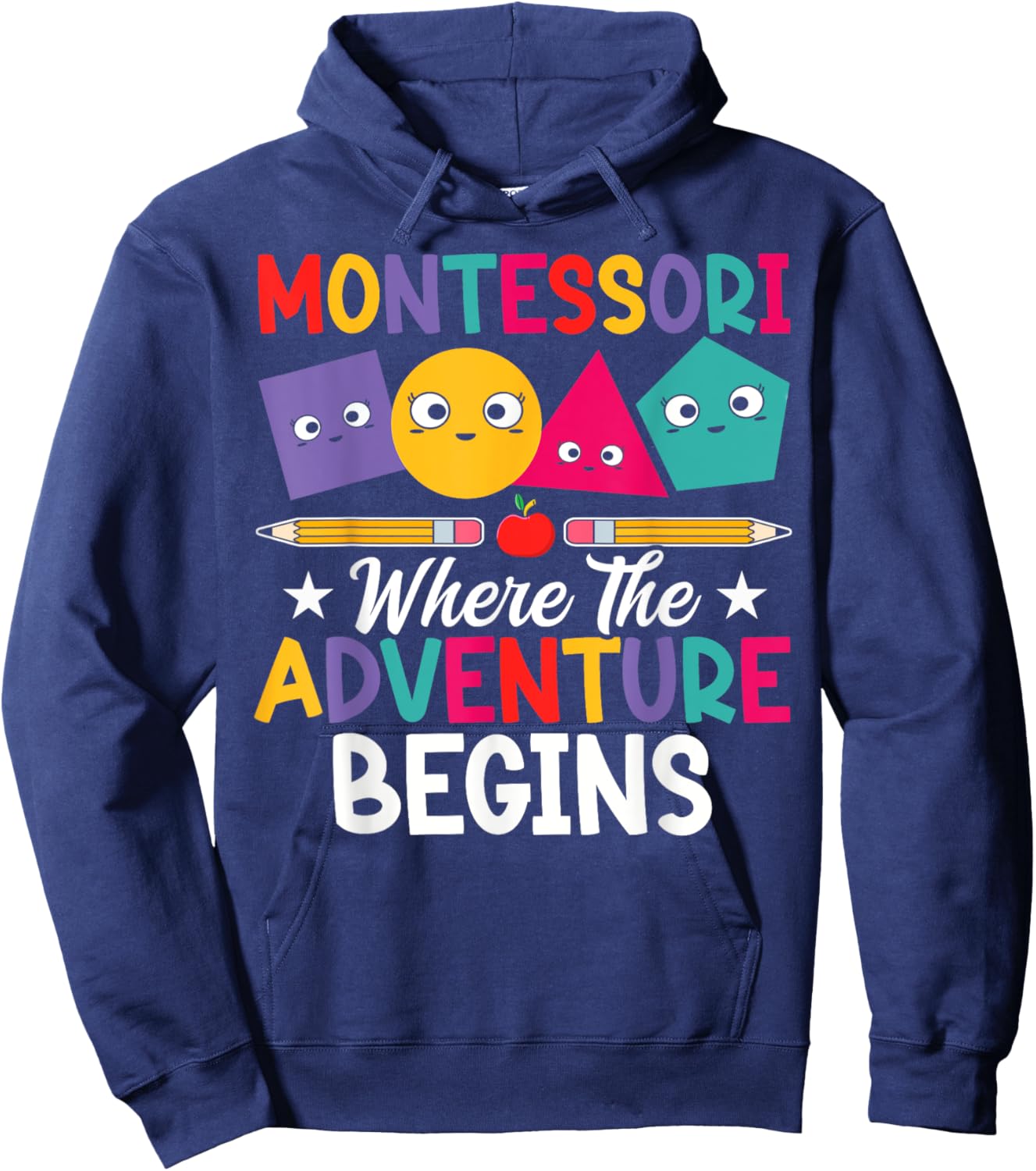 Montessori Teacher Hoodie - Hoodie | Navy
