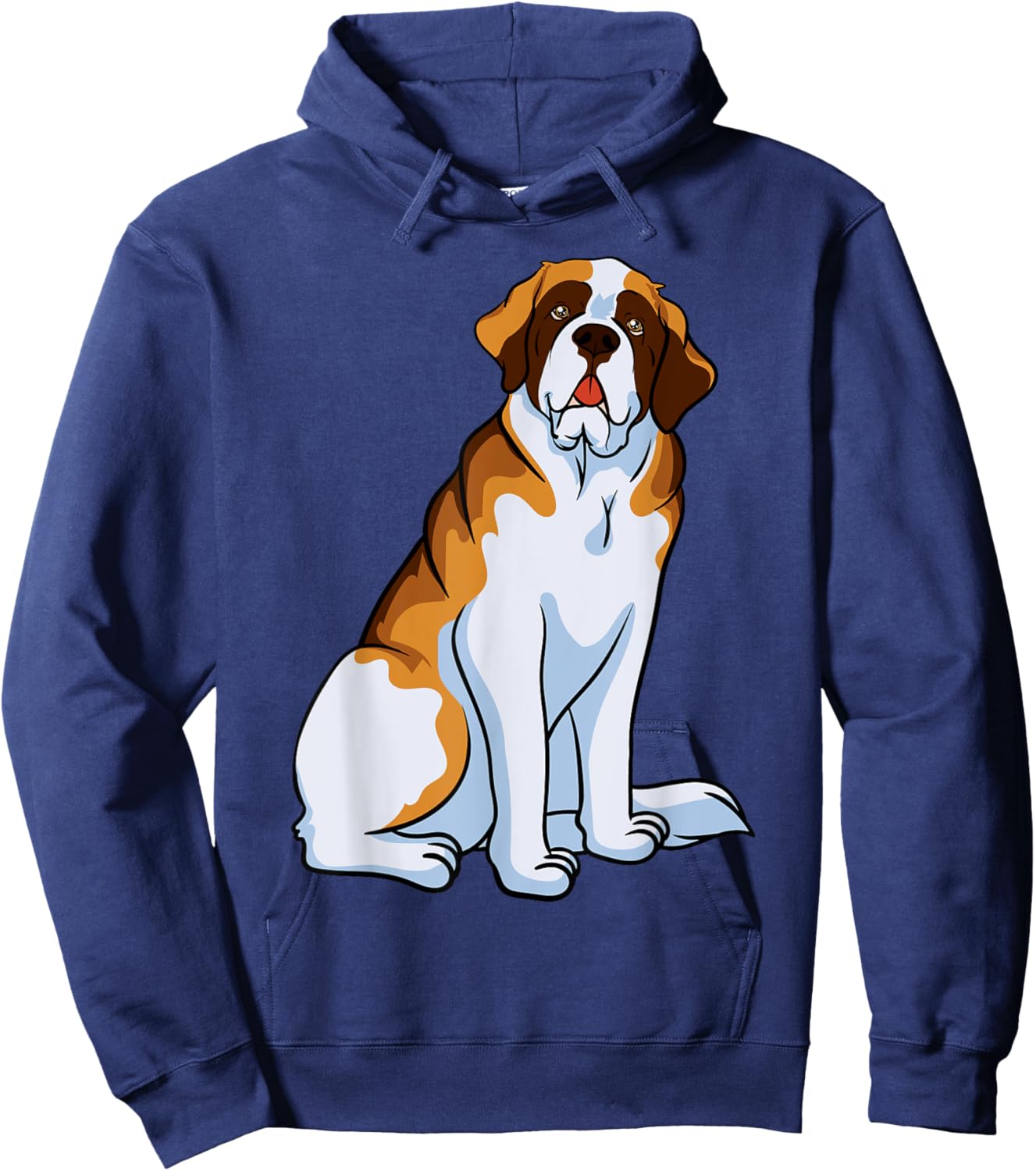 Saint Bernard Owner Breeder Fur Parent Barry Dog Lover Men Women Kids Hoodie - Hoodie | Navy