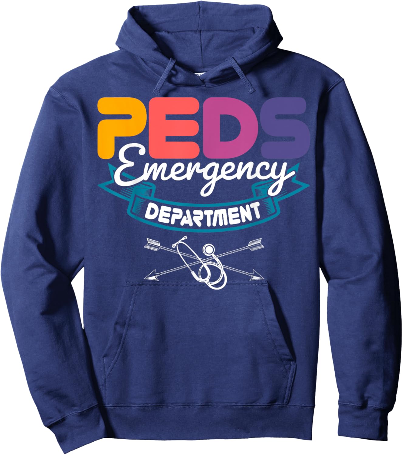 PEDS Emergency Department Medical Pediatrician ER Nurse Hoodie - Hoodie | Navy