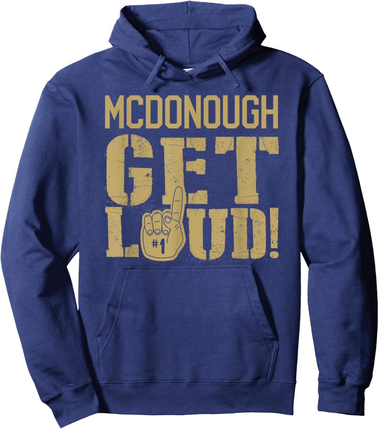 Mcdonough High School Get Loud! Hoodie - Hoodie | Navy