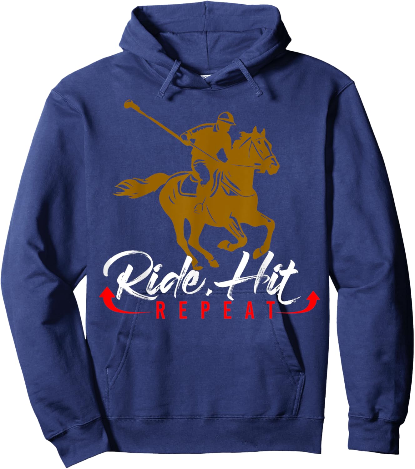 Sports Polo Hoodie - Hoodie | Navy