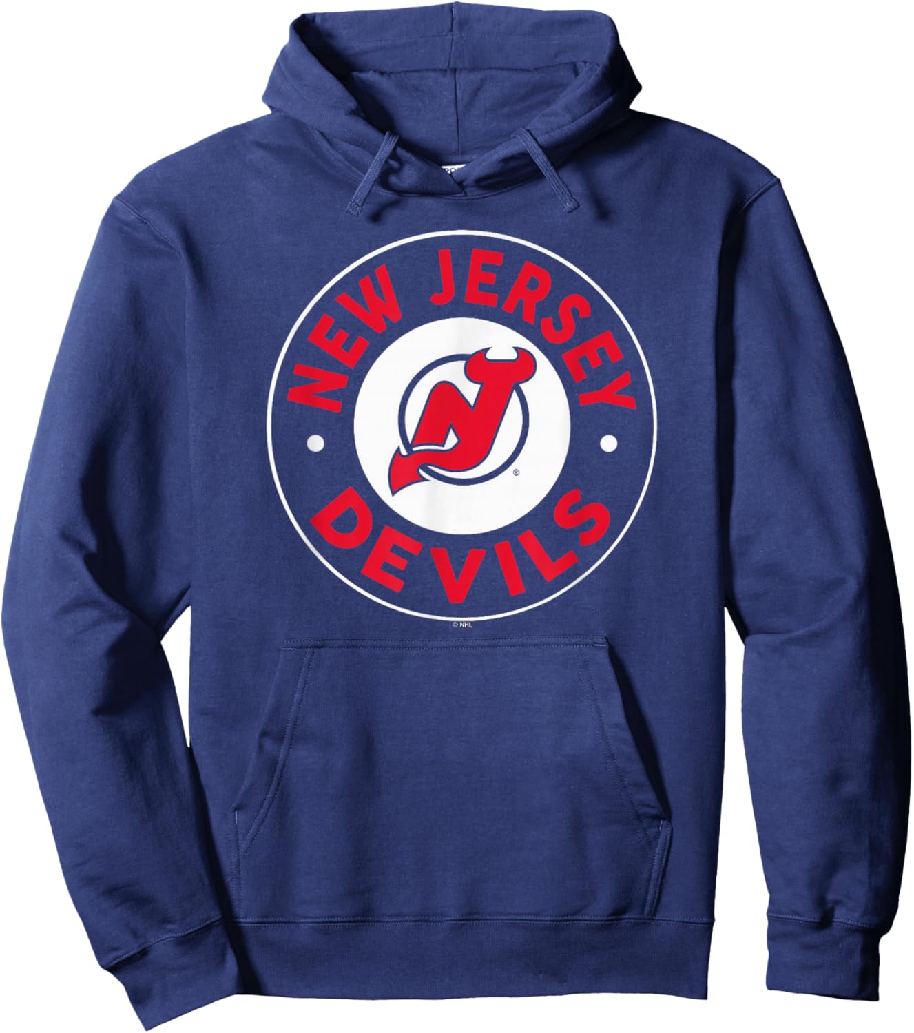 New Jersey Devils Symbol Black Officially Licensed Hoodie - Hoodie | Navy