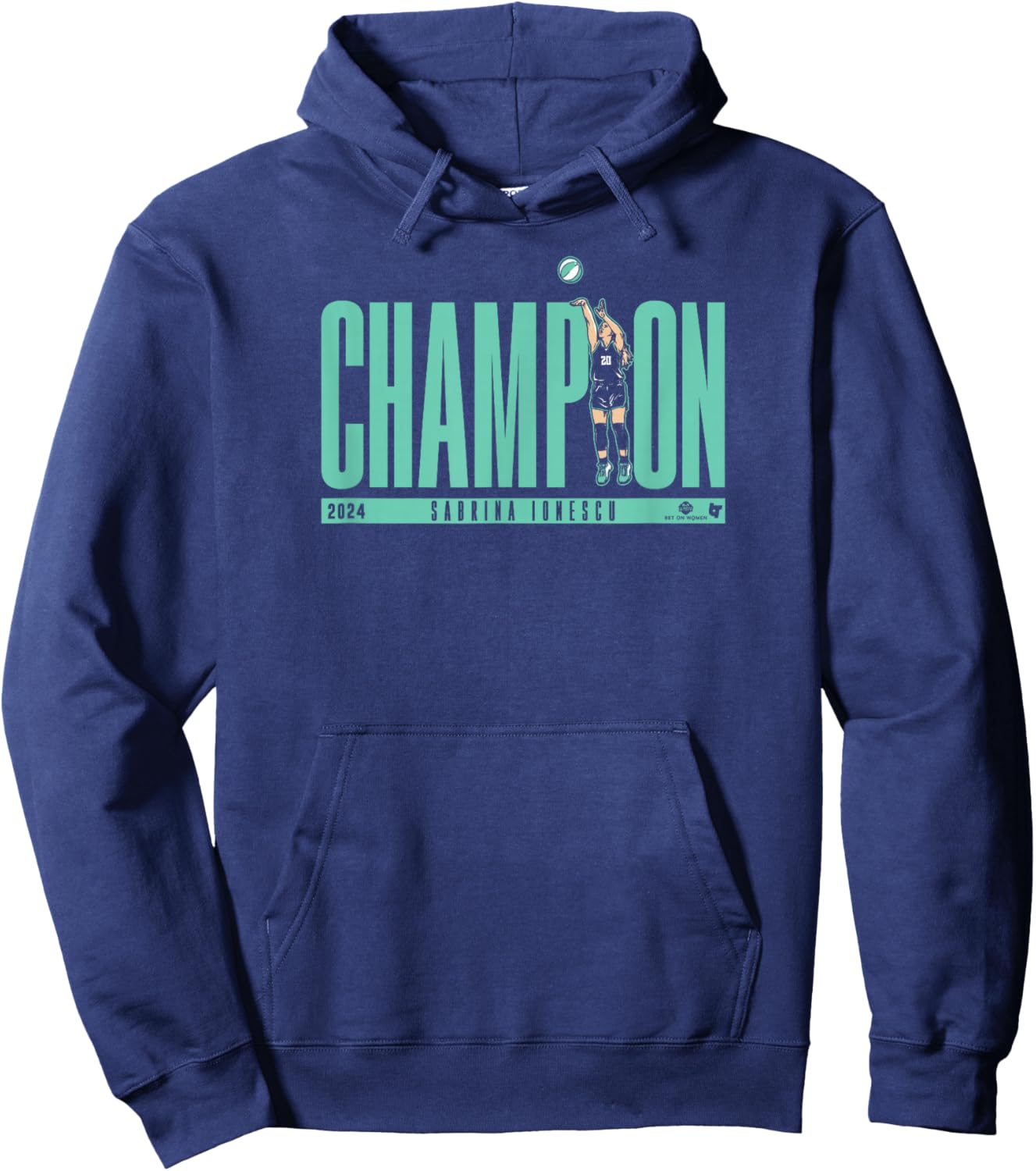 Sabrina Ionescu Champion - New York Basketball Hoodie - Hoodie | Navy