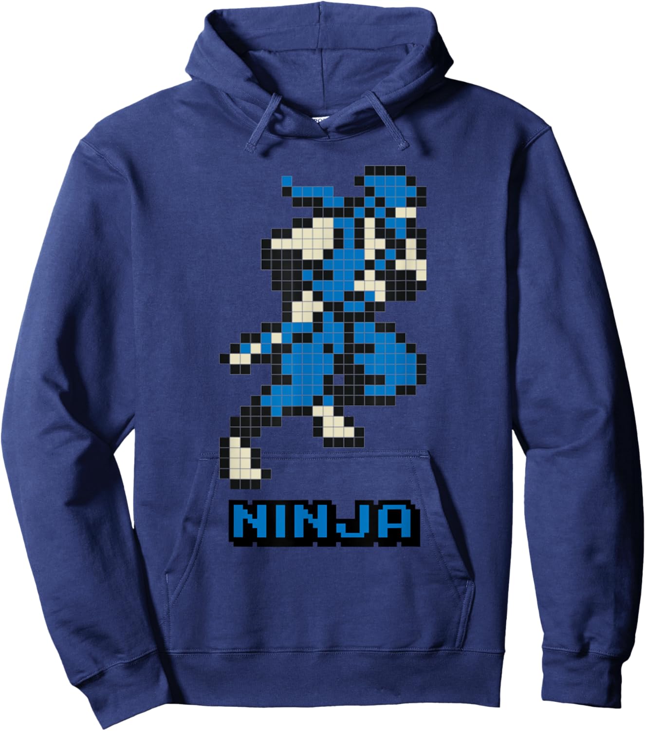 Ninja 8 bits game Hoodie - Hoodie | Navy