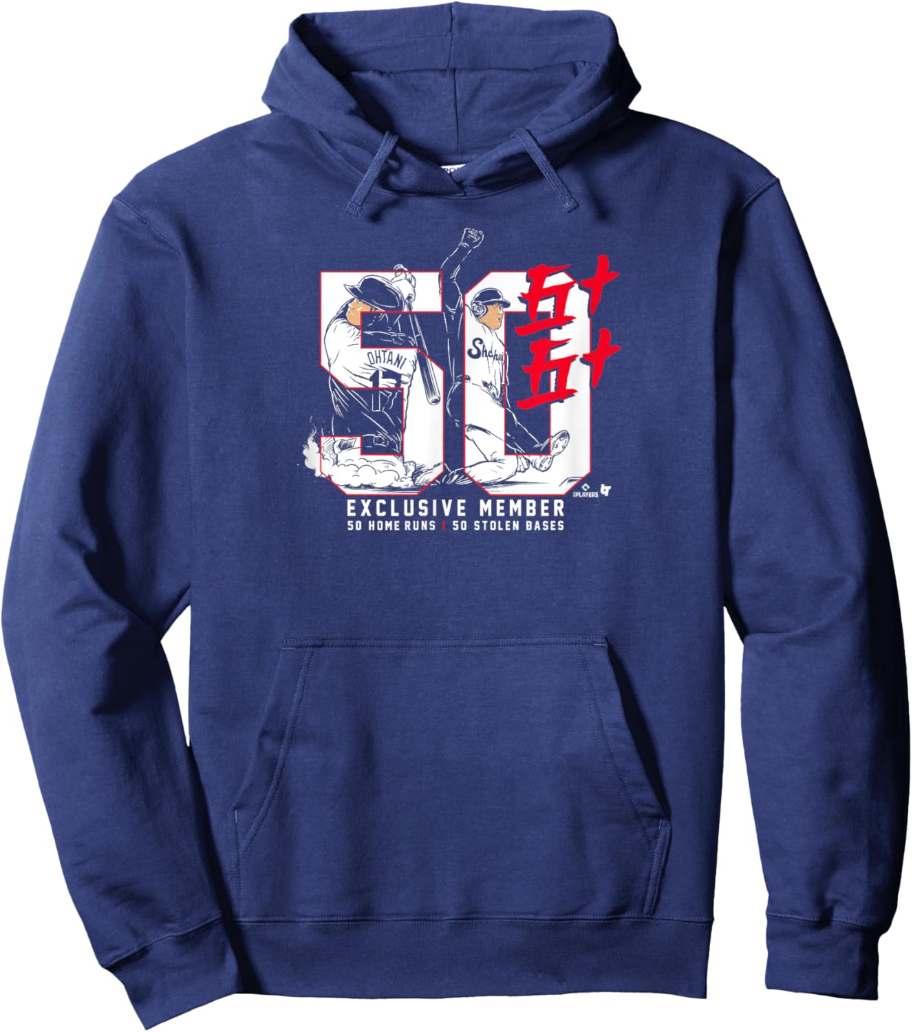 Shohei Ohtani - 50/50 - Los Angeles Baseball Hoodie - Hoodie | Navy