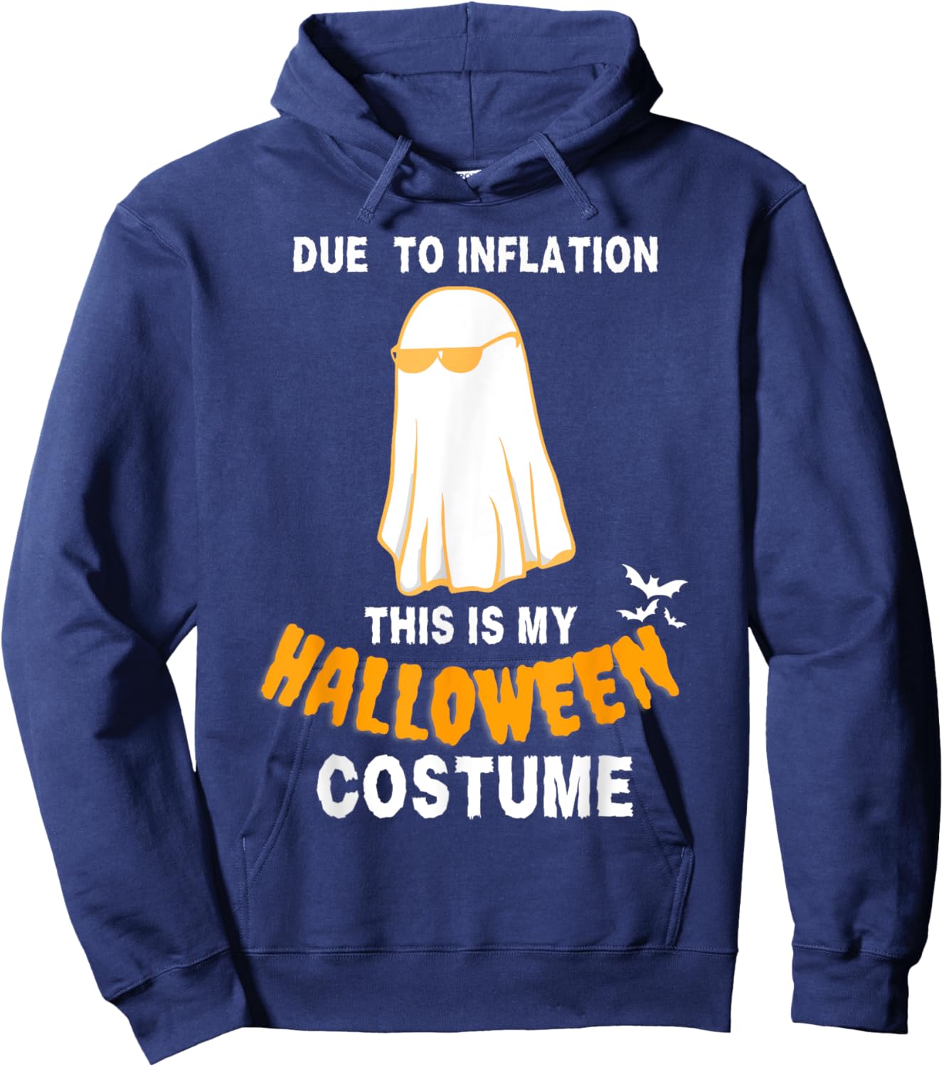 Due To Inflation This Is My Halloween Costume Stagflation Hoodie - Hoodie | Navy
